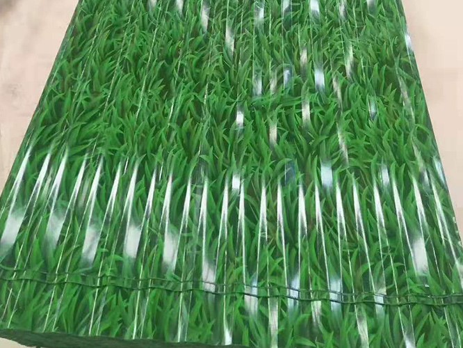 GALVANIZED CORRUGATED SHEET(GRASS PATTERN)
