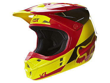 FOX-V1-红黄头盔