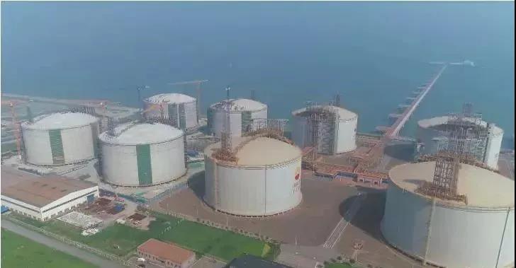 唐山LNG接收站增建4座储罐封罐工作顺利完成