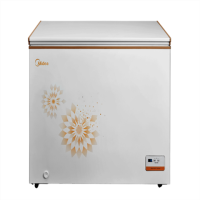 【新品推薦】 智能溫控 速冷一機多用 新國標一級能效 美的 冷柜 BDBC-303KEM 時尚金
